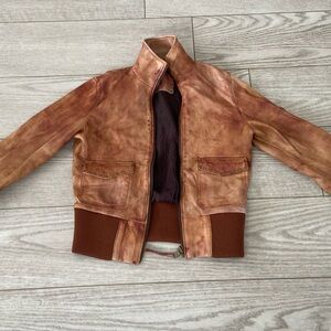 Oakwood woman’s Napa Leather Jacket. Size: XS.